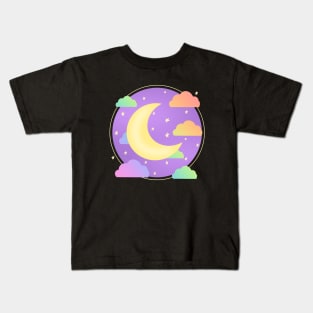 Pastel Goth Moon For Pastel Goth Lover Kids T-Shirt